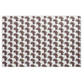 Paarse Gold Africa Map Stof (Yard (91,4 cm))