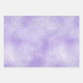 Paarse Gold Glam Leopard Print Inpakpapier Vel (Voorkant 2)