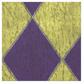 Paarse & Gold Jester Harlequin Stof (Close Up)