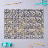 Paarse Gold Leopard-printer Tissuepapier (Craft)