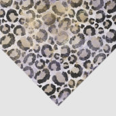 Paarse Gold Leopard-printer Tissuepapier (Detail)