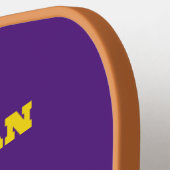 Paarse Gold Norseman Custom Uff Da Pickleball Paddle (Links Detail)