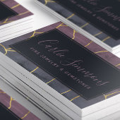 Paarse Gold Professional Visitekaartje