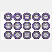 Paarse Gold Royal Gothic Steampunk Alt Brand Labels (Vel)