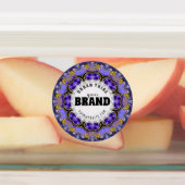 Paarse Gold Royal Gothic Steampunk Alt Brand Labels (Aangebracht)