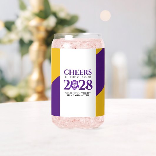 Paarse Gold School College University Afstuderen Blikvorm Glas (Insitu (Huwelijk))