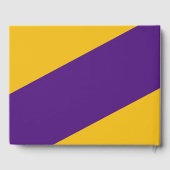 Paarse Gold School College University Afstuderen Gastenboek (Achterkant)