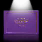 Paarse Gold School College University Afstuderen Gastenboek