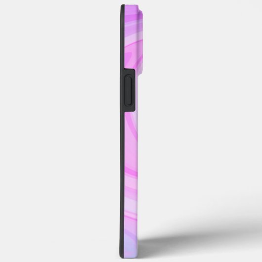 Paarse golf Abstract, Inspirivity iPhone Case (Achterkant / Rechts)