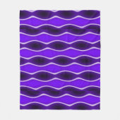 Paarse golf fleece deken (Voorkant)