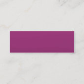 Paarse golf - Skinny Mini Visitekaartje (Achterkant)