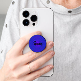 Paarse golflijnen aanpasbaar PopSocket