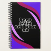 paarse golfplanner planner (Voorkant)