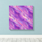 Paarse Golftextuur Canvas Afdruk (Insitu (Houten vloer))
