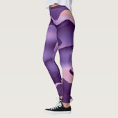 Paarse golven leggings (Links)