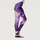 Paarse golven leggings (Rechts)