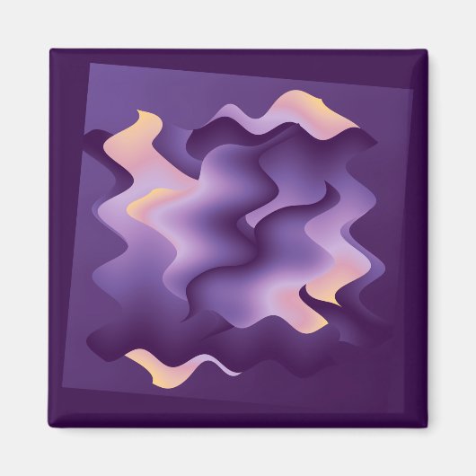 Paarse golven magneet (Voorkant)