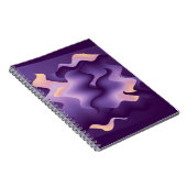 Paarse golven notitieboek (Rechterzijde)