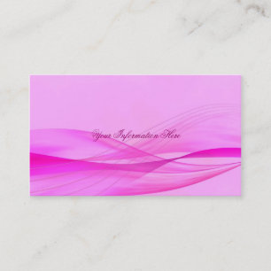 Paarse golven op roze visitekaartjes