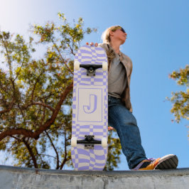 Paarse golven persoonlijk skateboard