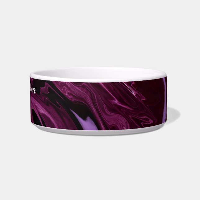 Paarse golven, Pet Bowl Voerbakje (Rechts)