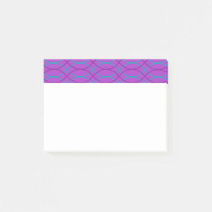 Paarse golven post-it® notes