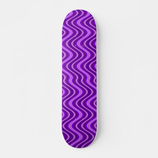 paarse golven skateboard (Voorkant)