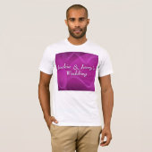 Paarse golven t-shirt (Voorkant volledig)