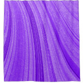 Paarse golvende glitter douchegordijn (Voorkant)