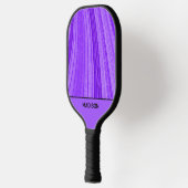 Paarse golvende glitter pickleball paddle (Links)