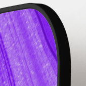 Paarse golvende glitter pickleball paddle (Links Detail)