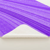 Paarse golvende glitter sherpa deken (3/4)