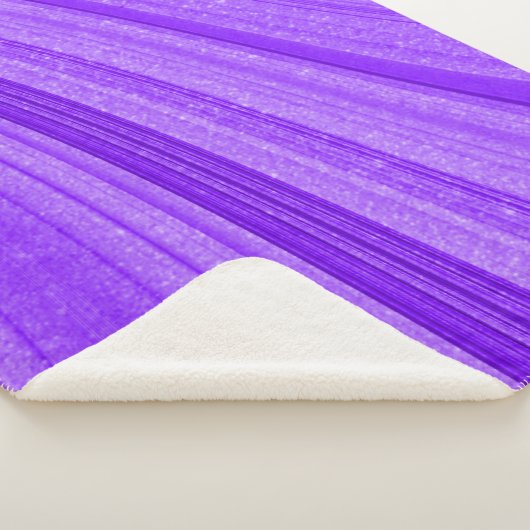 Paarse golvende glitter sherpa deken (3/4)