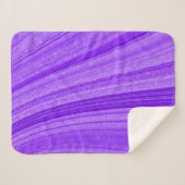 Paarse golvende glitter sherpa deken (Voorkant (horizontaal))