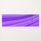 Paarse golvende glitter yogamat (Achterkant (horizontaal))