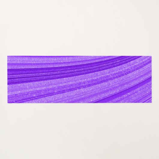 Paarse golvende glitter yogamat (Achterkant (horizontaal))