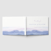 Paarse gordijngebergte gastenboek (Volledig)