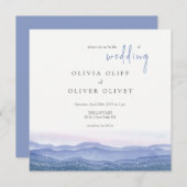 Paarse gordijngebergte kaart (Voorkant / Achterkant)