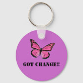 Paarse GOT VERANDERING!! Sleutelhanger (Voorkant)