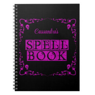 Paarse Goth Spreukenboek Persoonlijk Notitieboek