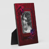 Paarse Gothic Art Lijst Plaque Fotoplaat (Zijkant)