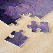 Paarse Gothic Fairy Fantasy Art Jigzaag Puzzle Legpuzzel (Zijkant)