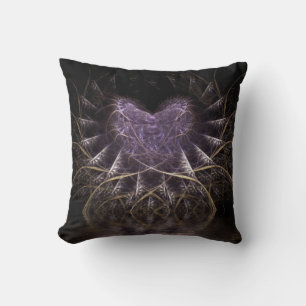Paarse gothic Heart Cushion Pillow Kussen