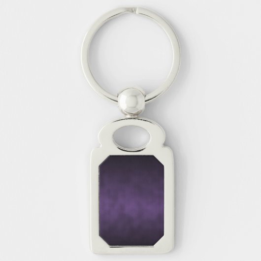 Paarse gothische ombre achtergrondkunst sleutelhanger (Voorkant)