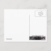 Paarse Gotische Fairy Faery Fantasy Art Briefkaart (Achterkant)