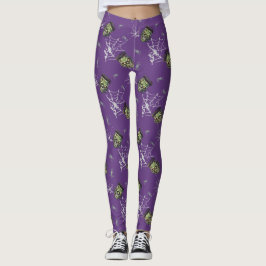 💜 Paarse gotische Frankenstein Leggings 🕸️🦇