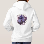 Paarse Gotische Rozen T-shirt (Achterkant)