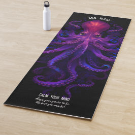 Paarse Gotische Tentakels Zee Kraken Octopus Yogamat