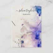 paarse goudalcohol Verzamelkaart voor Ketting Visitekaartje (Voorkant)