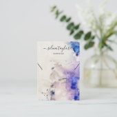 paarse goudalcohol Verzamelkaart voor Ketting Visitekaartje (Staand voorkant)